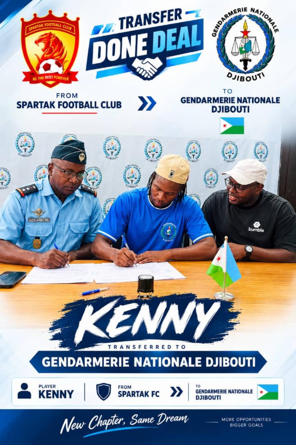 Kehinde Completes Move to Gendarmerie Nationale Djibouti featured image
